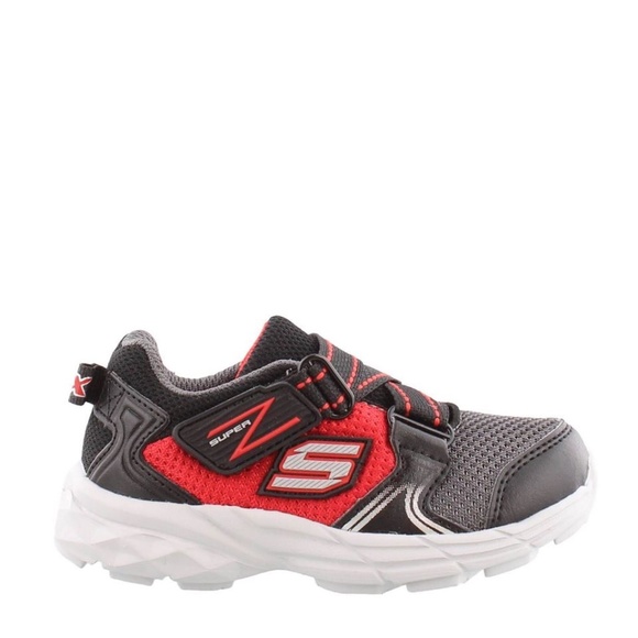 BRAND NEW boy toddler Skechers swift blast Velcro shoes size 5 - Picture 2 of 7